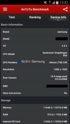 Possible Galaxy S Model Appears In Antutu Benchmark With P Display