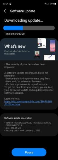 Samsung Galaxy Z Fold 3 Gets January 2023 Security Update SamMobile