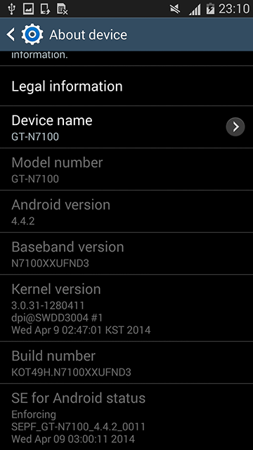 n7100xxufnd3 android 4.4.2 kitkat