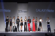 A fashion show in Taiwan based on the Samsung Galaxy Note 4