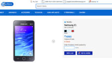 Tizen Z1 on sale with Samsung India for 4,990 INR