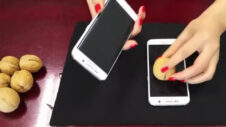 Videos prove that Samsung Galaxy S6 and S6 edge are strong enough to crack open walnuts, literally