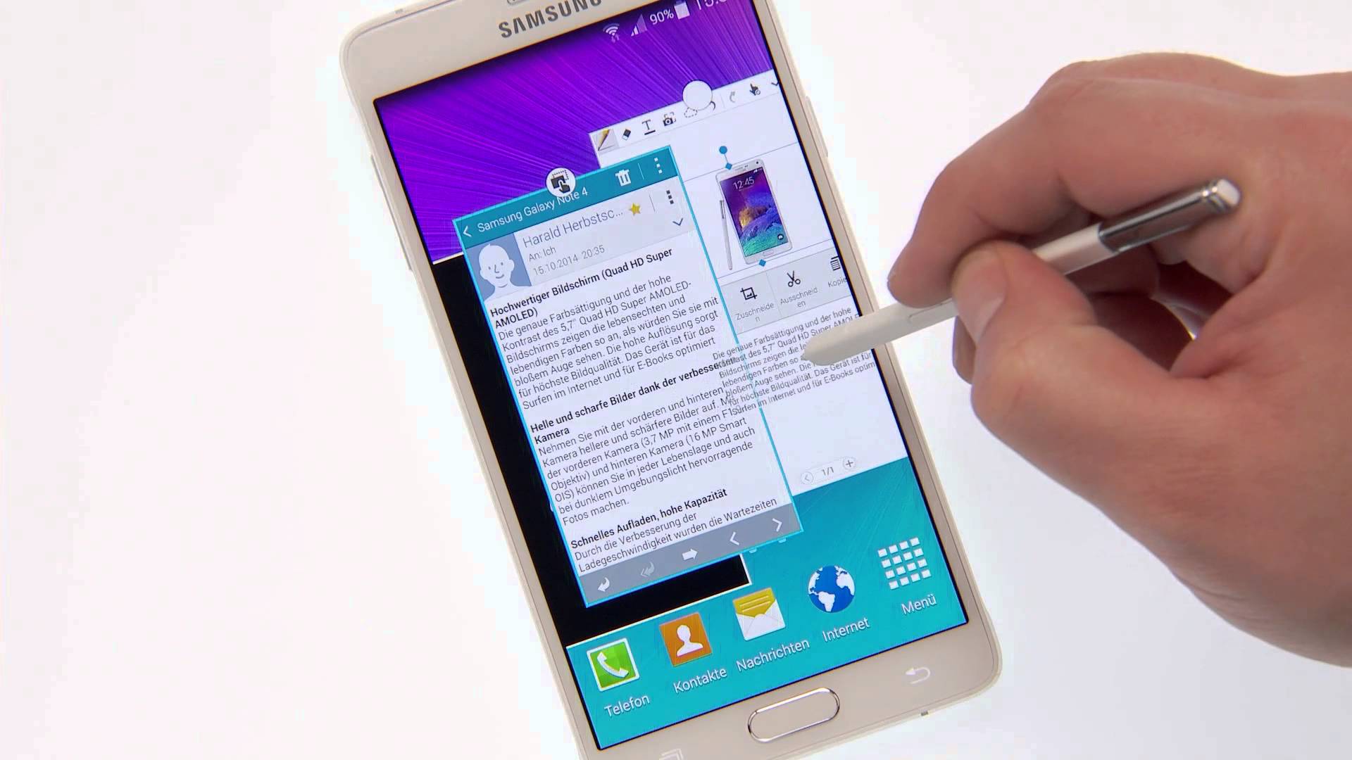 galaxy note 5 write to text