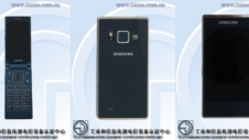 Samsung’s first device with Snapdragon 808, the SM-G9198, is a clamshell Android smartphone