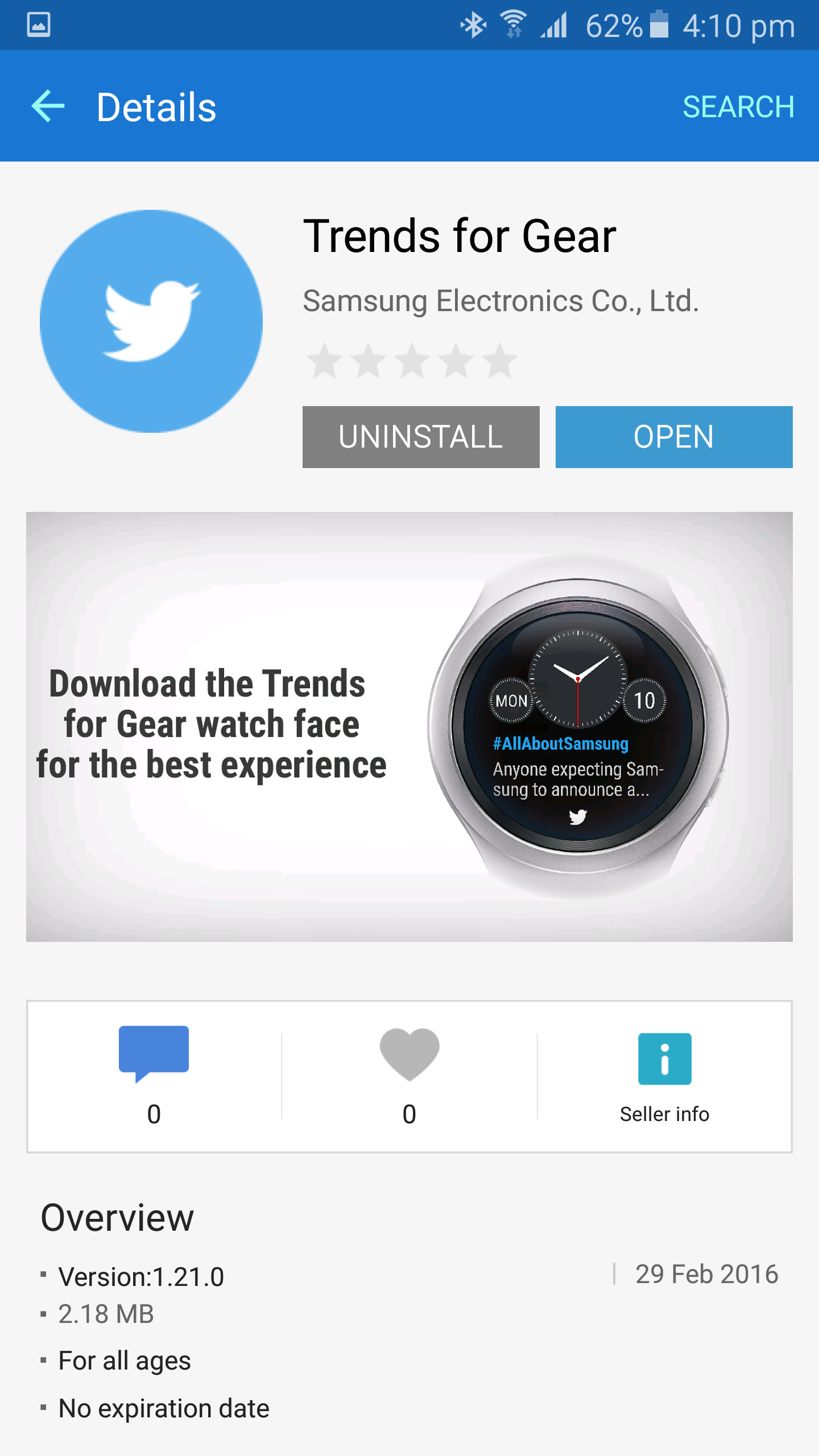 Samsung brings Twitter trends to your wrist with new watch face for Gear S2  - SamMobile - SamMobile