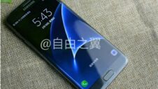 Latest Galaxy S7 edge image reveals lockscreen and slim bezels