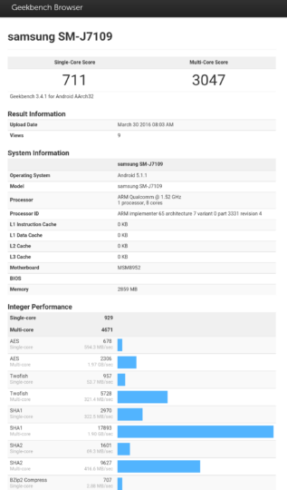 Galaxy J7 (2016) snapdragon 620