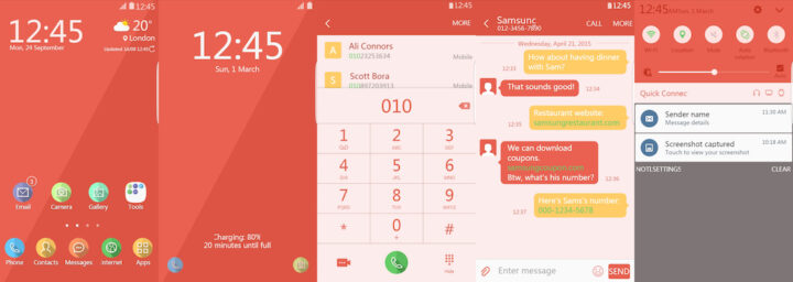 Samsung Galaxy Theme - Flat Times