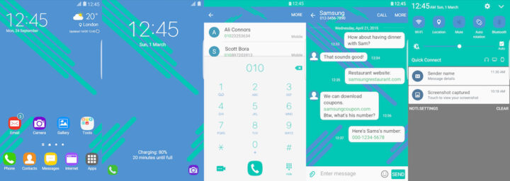 Samsung Galaxy Theme - Flatwiz