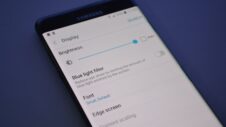 Galaxy Note 7 has a blue light filter option built into the display settings