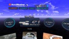 Get your daily weather forecast in virtual reality with AccuWeather for Gear VR