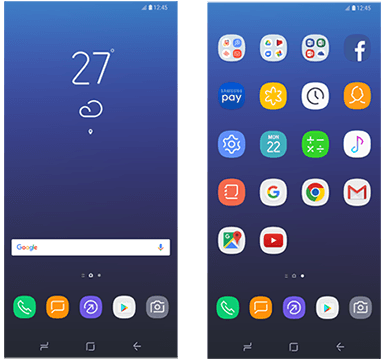 Galaxy S8 launcher and app icons surface online ... - 384 x 360 png 25kB