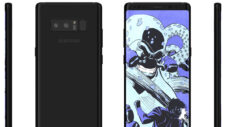 New render of the Midnight Black Galaxy Note 8 leaked