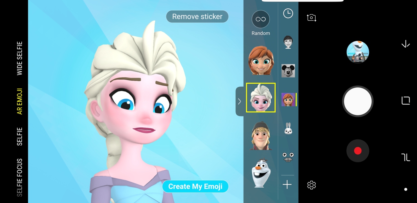Samsung lança novos Emojis de Realidade Aumentada do filme Frozen