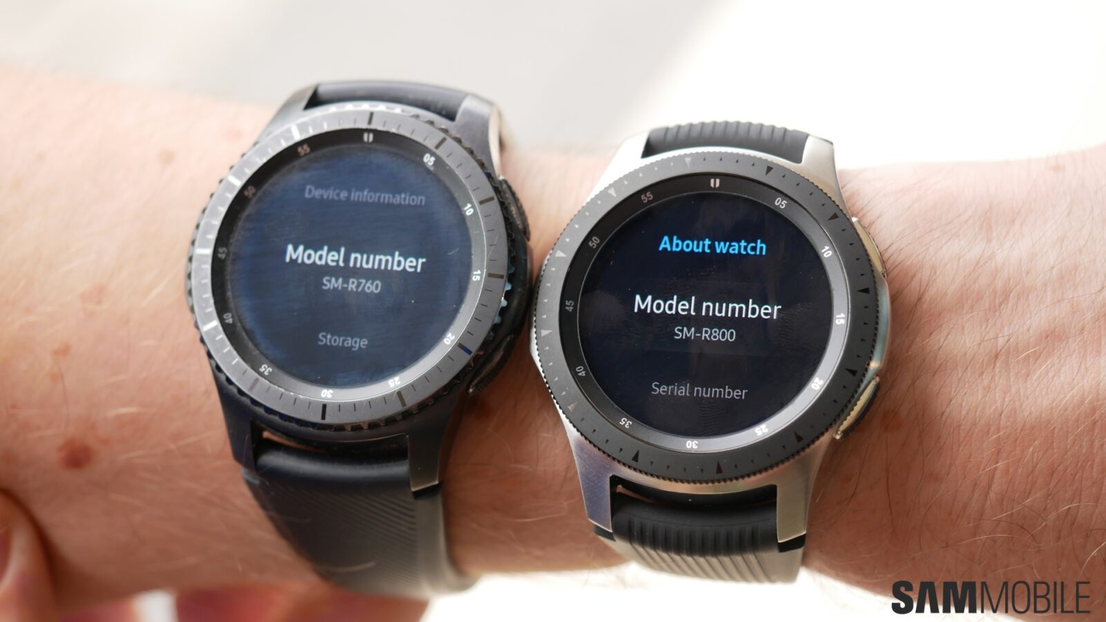 Samsung Galaxy Watch vs Gear S3 in pictures - SamMobile