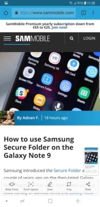 3 simple ways to take a screenshot on the Galaxy Note 9 - SamMobile