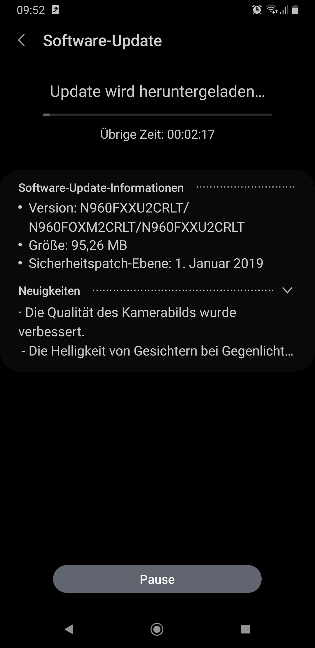 BREAKING: Stable Galaxy Note 9 Android Pie update rolling out now ...
