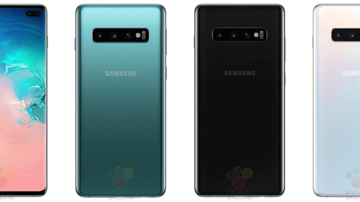 Official Galaxy S10 and Galaxy S10+ renders leaked! - SamMobile