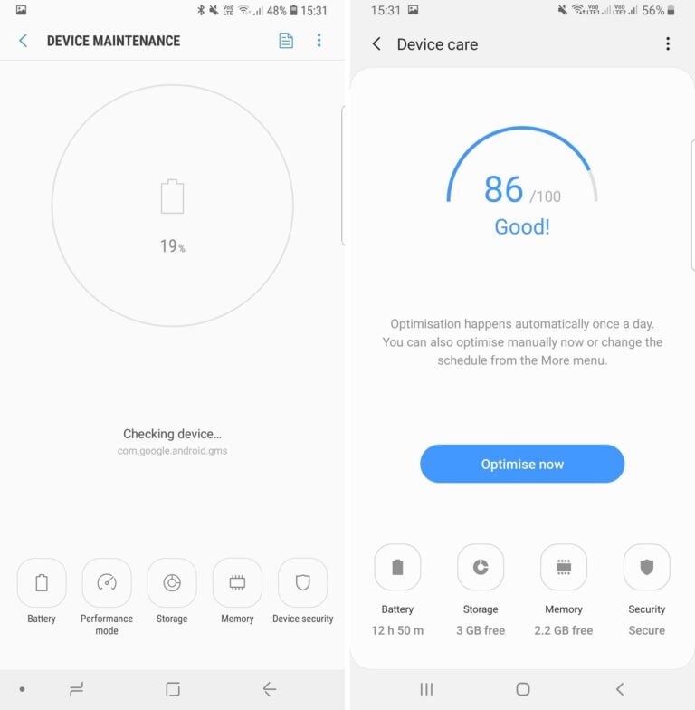 Samsung Experience (Oreo) vs One UI (Android Pie) in screenshots ...