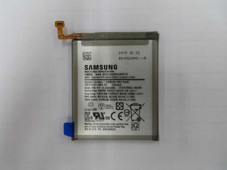 samsung a20 battery specs