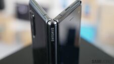 The Galaxy Fold is losing the Samsung branding, literally