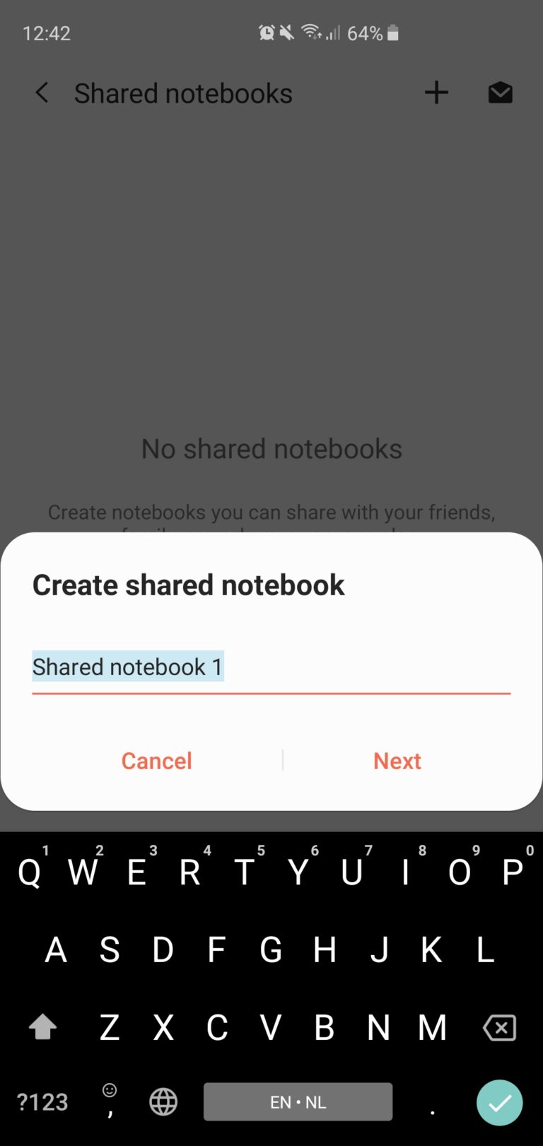 standard notes app came with samsung gallery 5