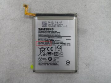 samsung note 10 lite battery mah