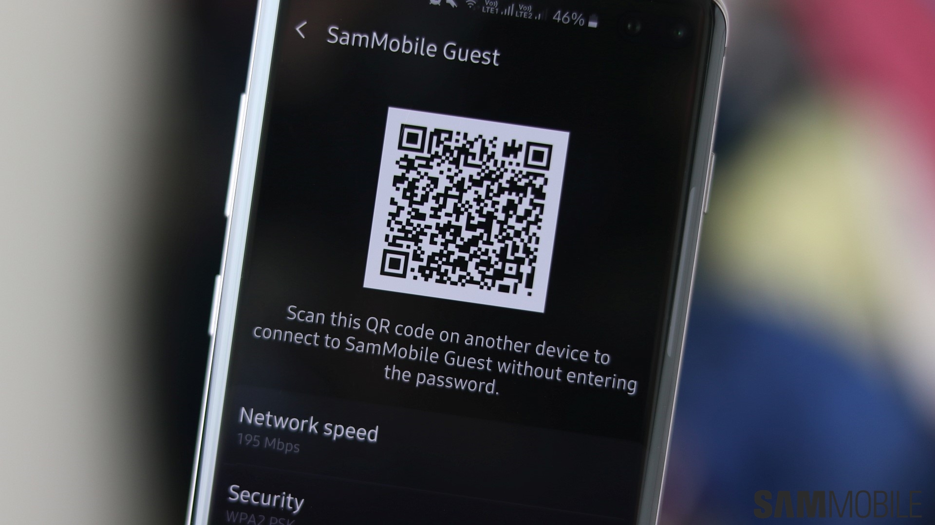 How to share Wi-Fi networks using QR code on One UI (Android Pie