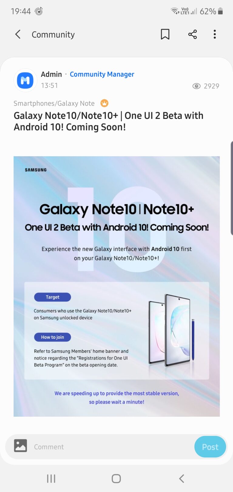 note 10 one ui 2.1 update