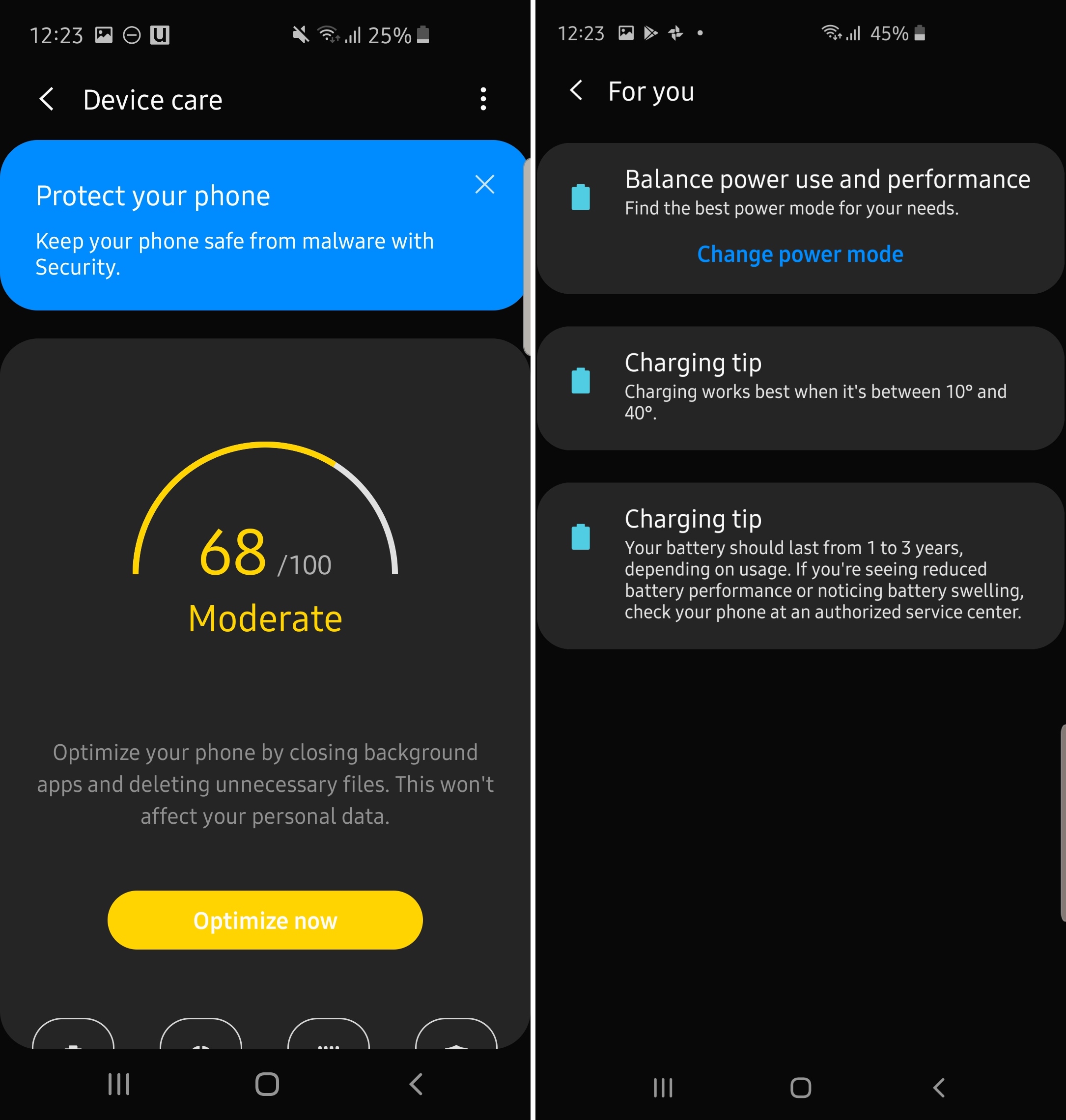 Samsung experience vs one UI. One UI 1. One UI Core. One UI 2.