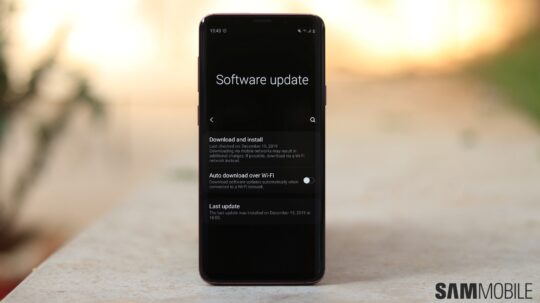 samsung update s9