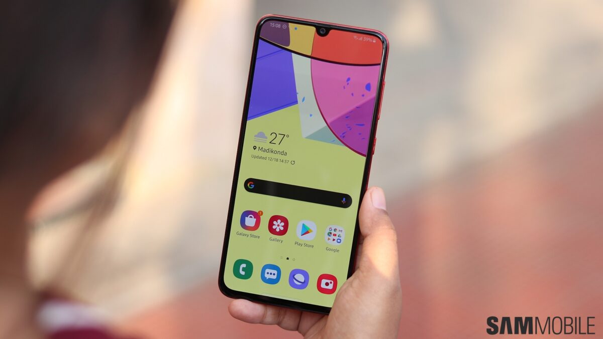 Samsung Galaxy A70s joins the Android 11 update party - SamMobile