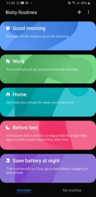 bixby routines s9