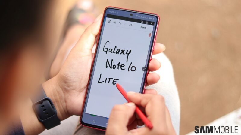 sam note 10 lite