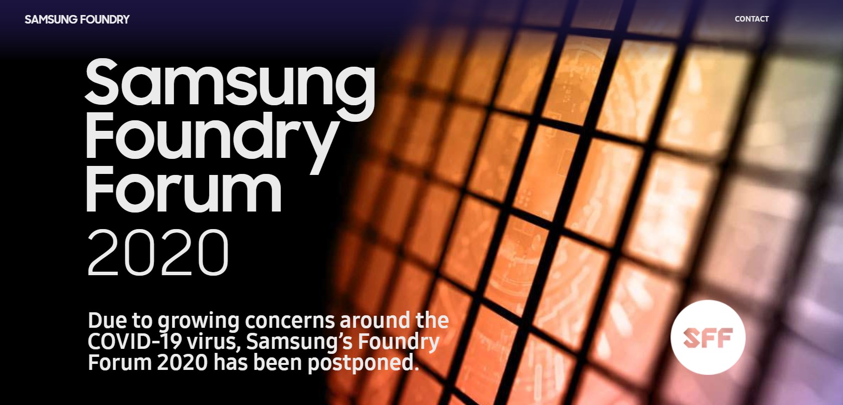 Samsung Foundry Forum 2020 Delayed