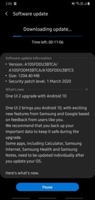 galaxy a10 antutu