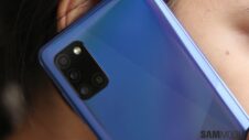 Galaxy A31 picks up the August 2021 security update