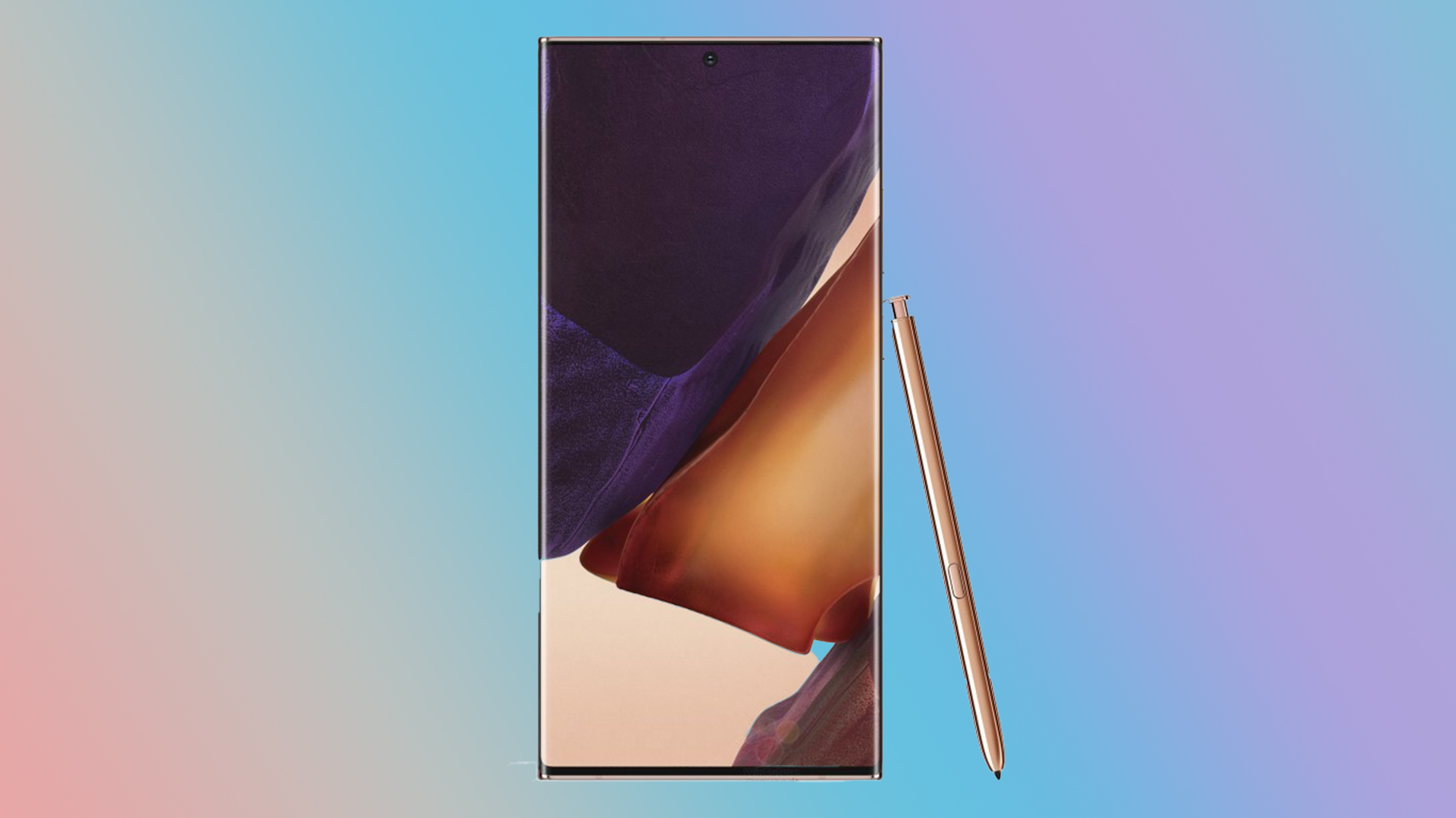 Samsung Galaxy Note 20 Ultra Wallpaper 4K, Blue, Purple, Stock