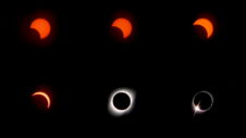 Here are some solar eclipse images captured using the Galaxy S10+