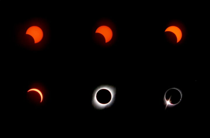 Here are some solar eclipse images captured using the Galaxy S10