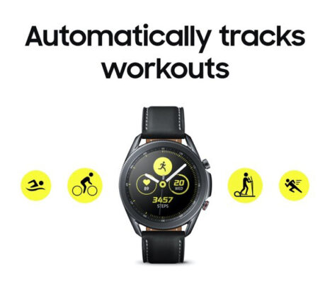 Samsung Galaxy Watch 3 Automatic Workout Tracking