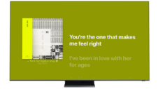 Samsung smart TVs can now show Apple Music’s time-synced lyrics