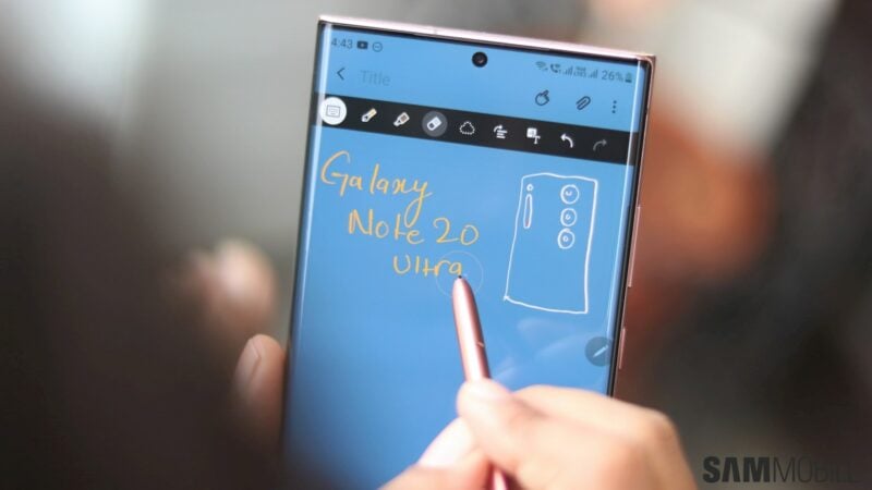 Latest Galaxy Note 20 Ultra update brings the April security patch ...