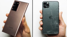 Galaxy Note 20 Ultra destroys iPhone 11 Pro Max in drop test