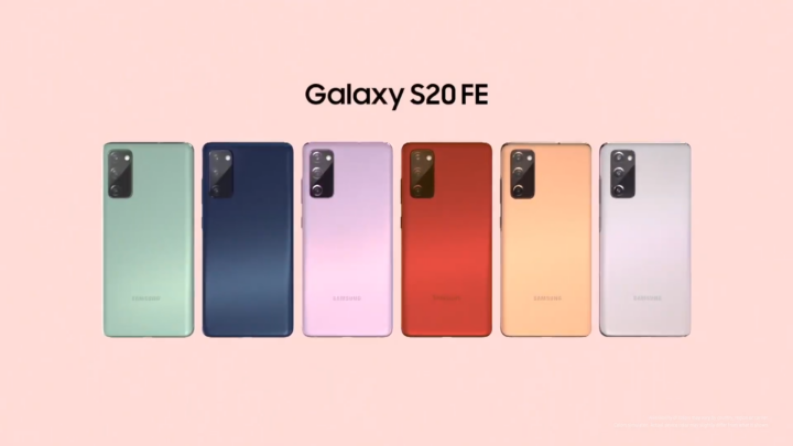 samsung s20fe colour