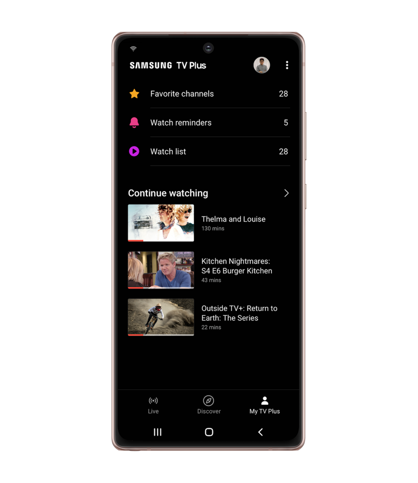 Watch Free Tv On Your Galaxy Phone With The New Samsung Tv Plus App Sammobile 