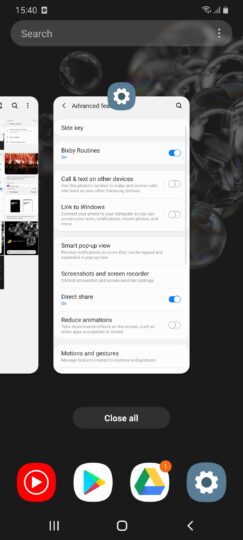 one ui 3.0 mobile list