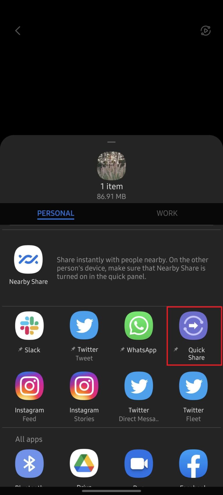 Tutorial how to use Quick Share feature - Samsung Members