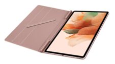 Pink (Rose Gold) Galaxy Tab S7 Lite, S Pen, and Book Cover renders leak