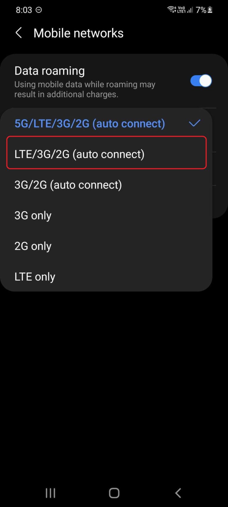 How to turn off 5G on your Samsung Galaxy phone - SamMobile